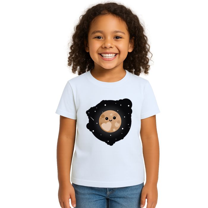 Camiseta Planeta Coração Natureza Estampa Personalizada