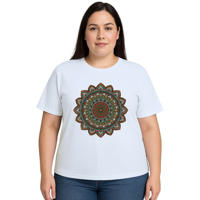 Camiseta Mandala Meditação Zen Espiritual Personalizada