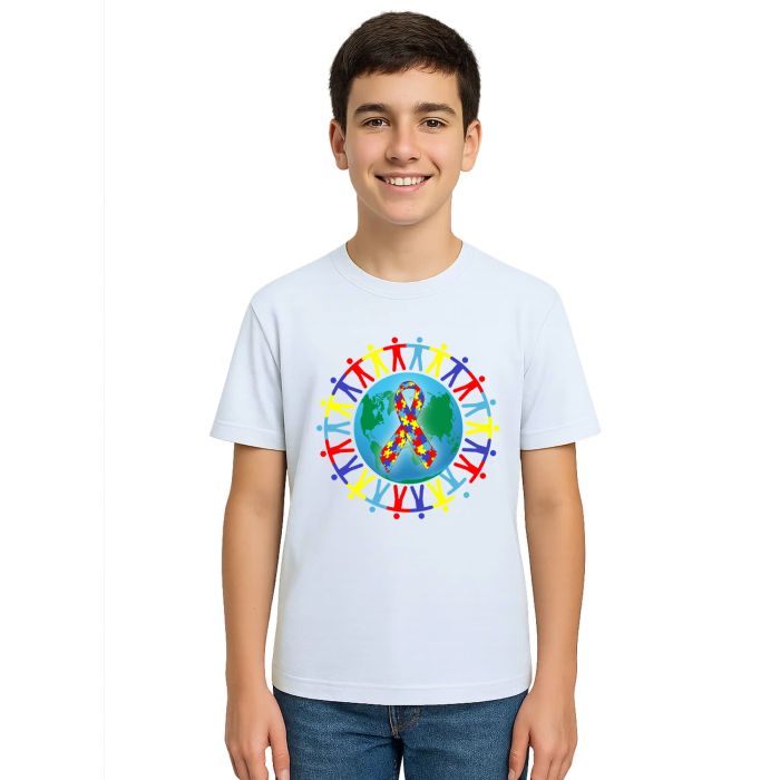 Camiseta Mundo Autista Autismo Estampa Personalizada