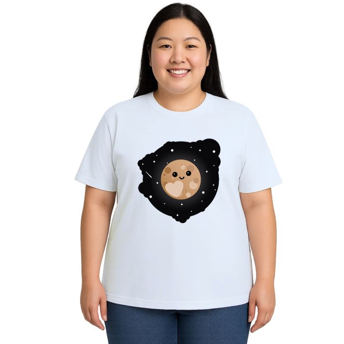 Camiseta Planeta Coração Natureza Estampa Personalizada