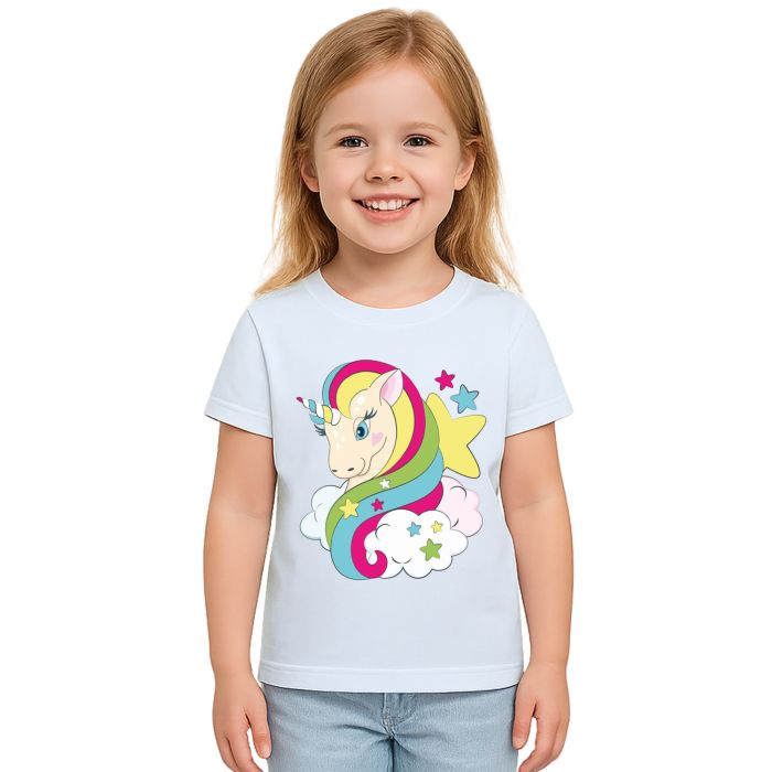 Camiseta Unicórnio Licorne Fantasia Estampa Personalizada