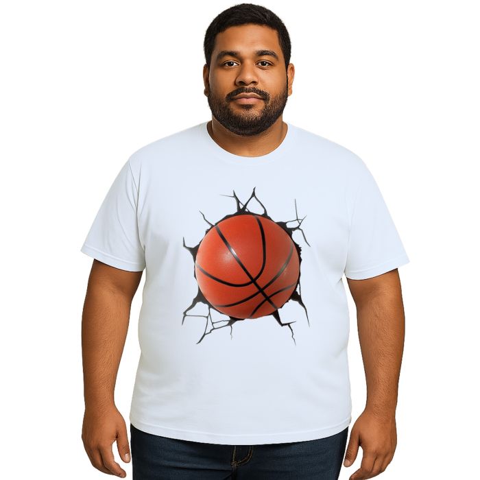 Camiseta Basquete Bola Basketball Estampa Personalizada