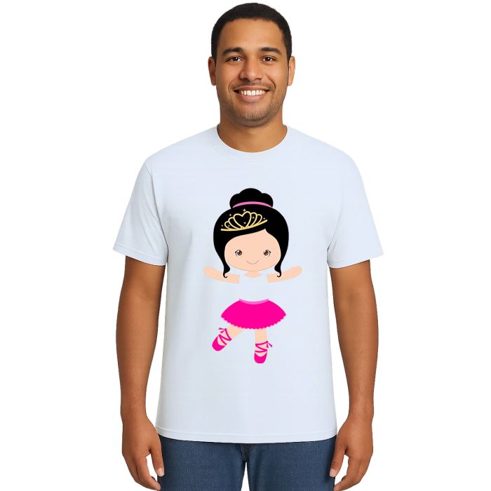 Camiseta Bailarina Balé Dança Estampa Personalizada