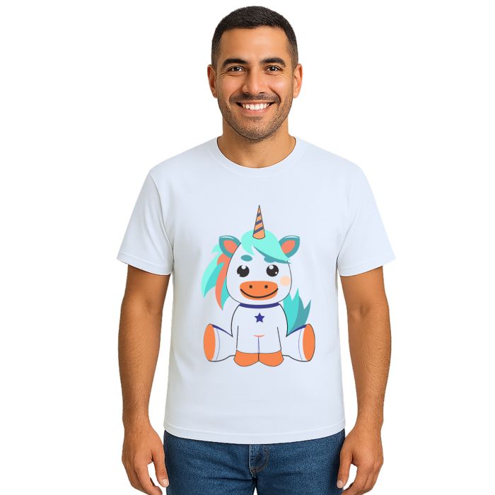 Camiseta Unicórnio Baby Licorne Estampa Personalizada