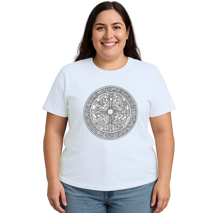 Camiseta Mandala Espiritual Zen Yoga Personalizada