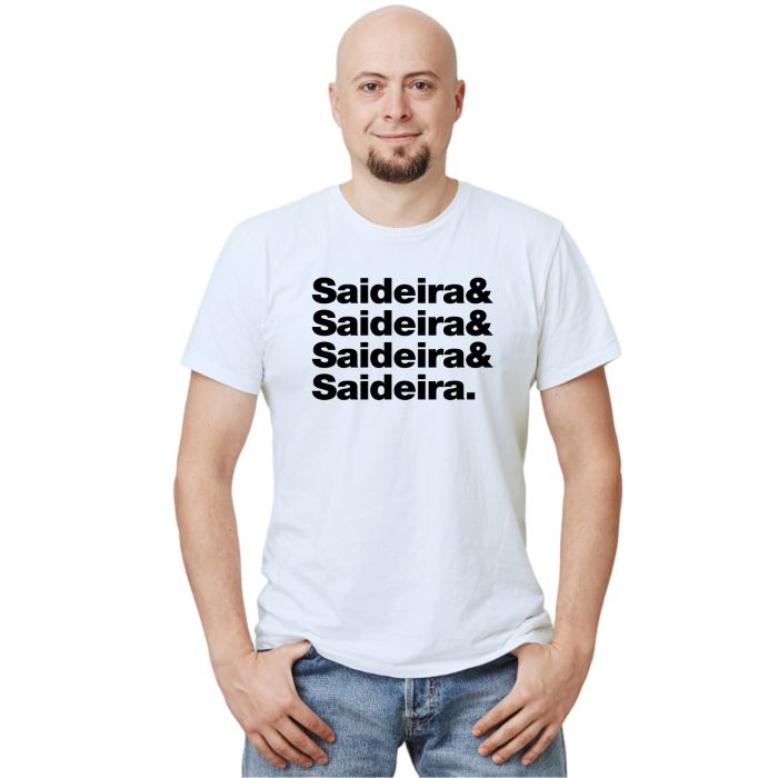 Camiseta Saideira Frase Bebedeira Personalizada Algodão