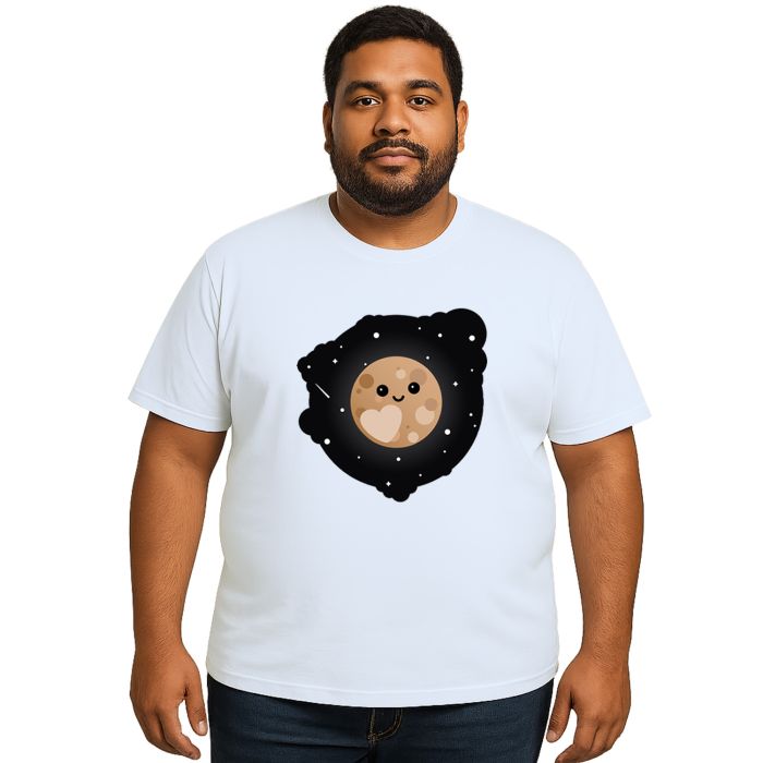 Camiseta Planeta Coração Natureza Estampa Personalizada
