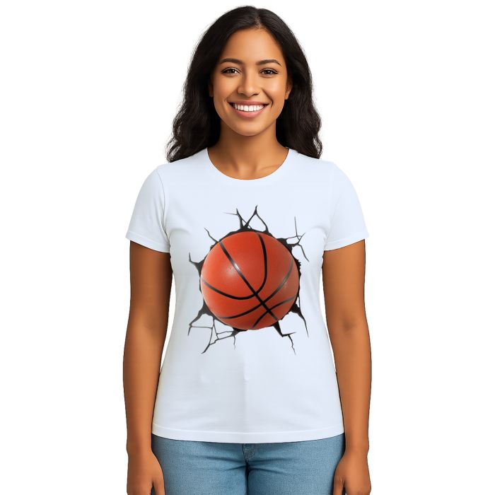 Camiseta Basquete Bola Basketball Estampa Personalizada