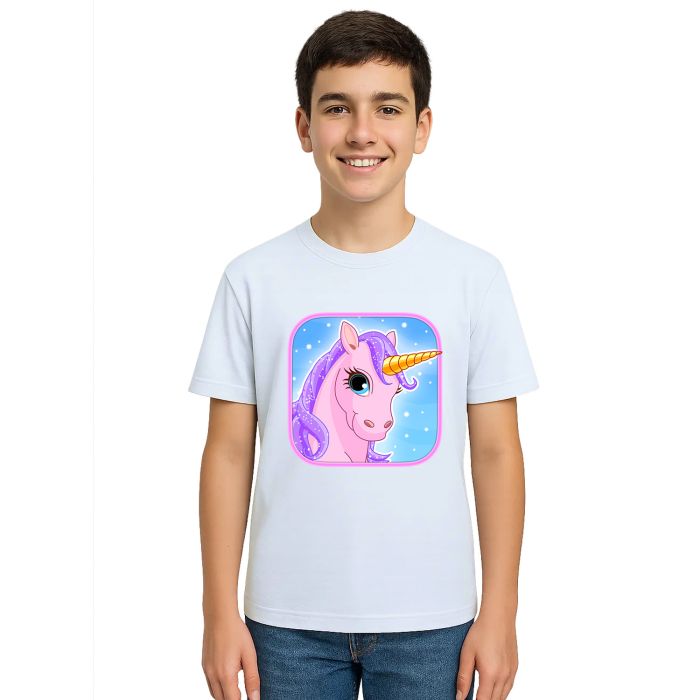 Camiseta Unicórnio Pose Licórnio Estampa Personalizada