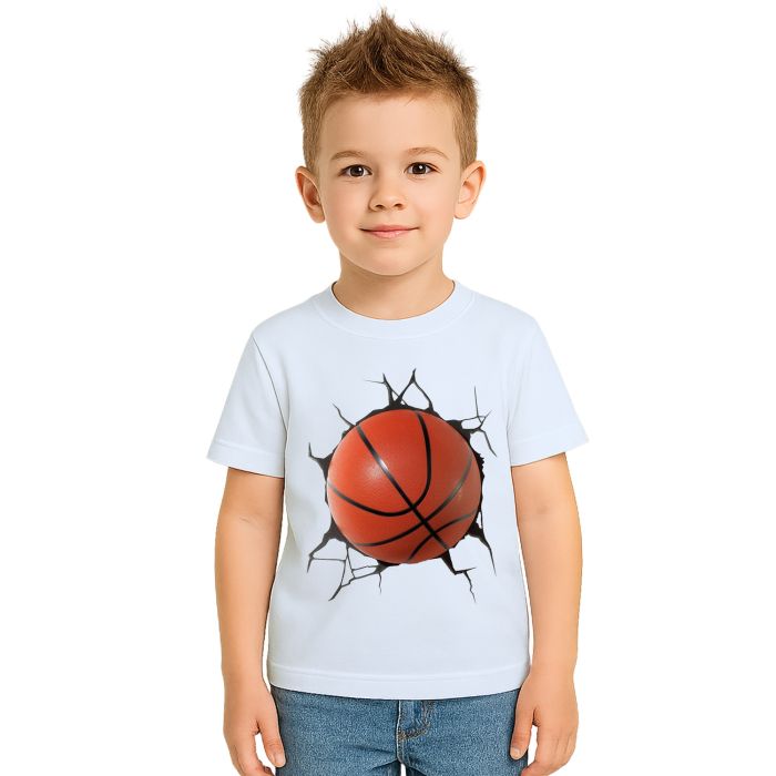 Camiseta Basquete Bola Basketball Estampa Personalizada