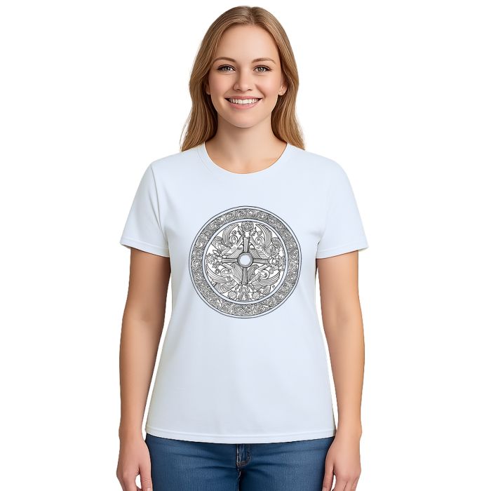 Camiseta Mandala Espiritual Zen Yoga Personalizada