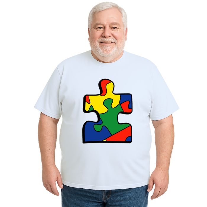 Camiseta Peça Quebra Cabeça Autismo Autista Personalizada