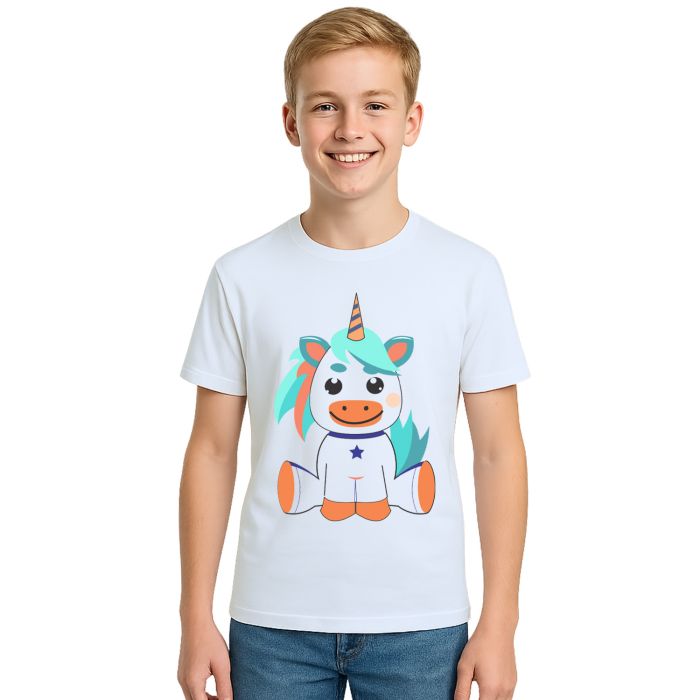 Camiseta Unicórnio Baby Licorne Estampa Personalizada
