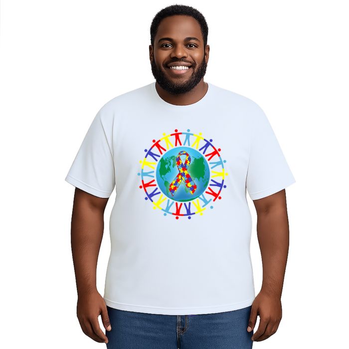 Camiseta Mundo Autista Autismo Estampa Personalizada