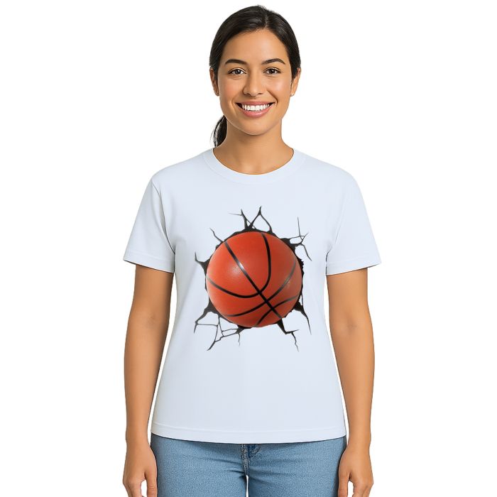 Camiseta Basquete Bola Basketball Estampa Personalizada