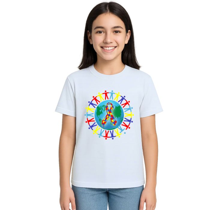 Camiseta Mundo Autista Autismo Estampa Personalizada