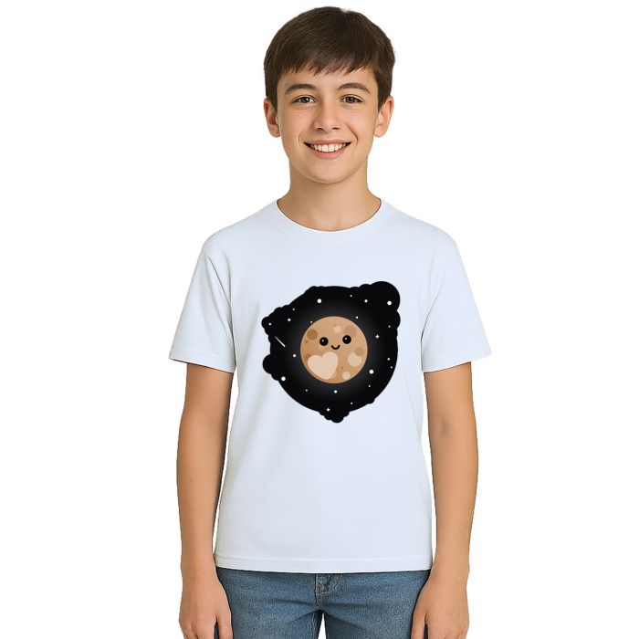 Camiseta Planeta Coração Natureza Estampa Personalizada