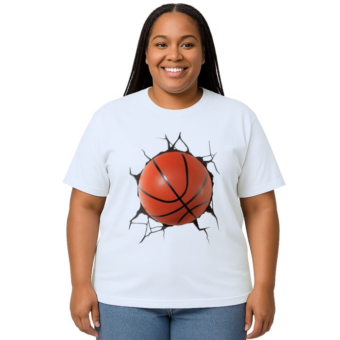 Camiseta Basquete Bola Basketball Estampa Personalizada