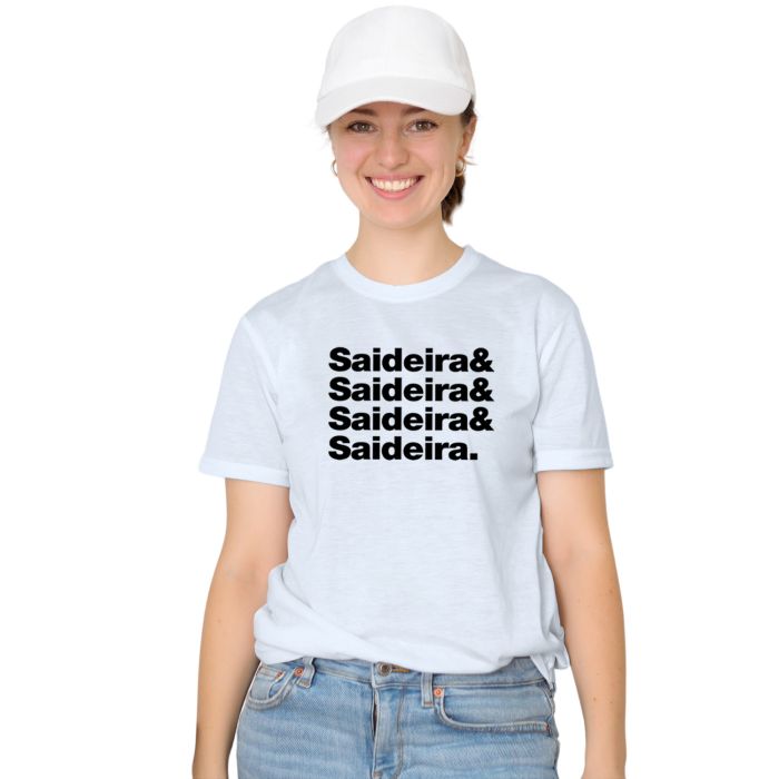 Camiseta Saideira Frase Bebedeira Personalizada Algodão