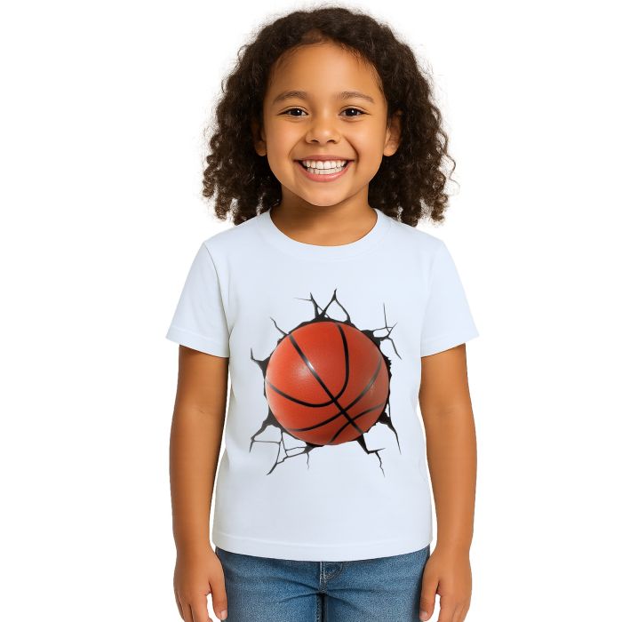 Camiseta Basquete Bola Basketball Estampa Personalizada