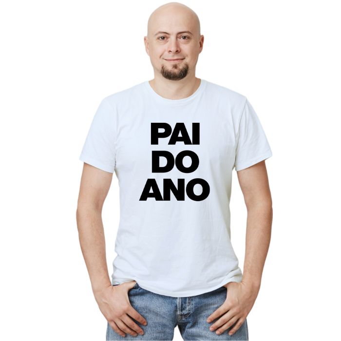 Camiseta Pai do Ano Dia dos pais Estampa Personalizada