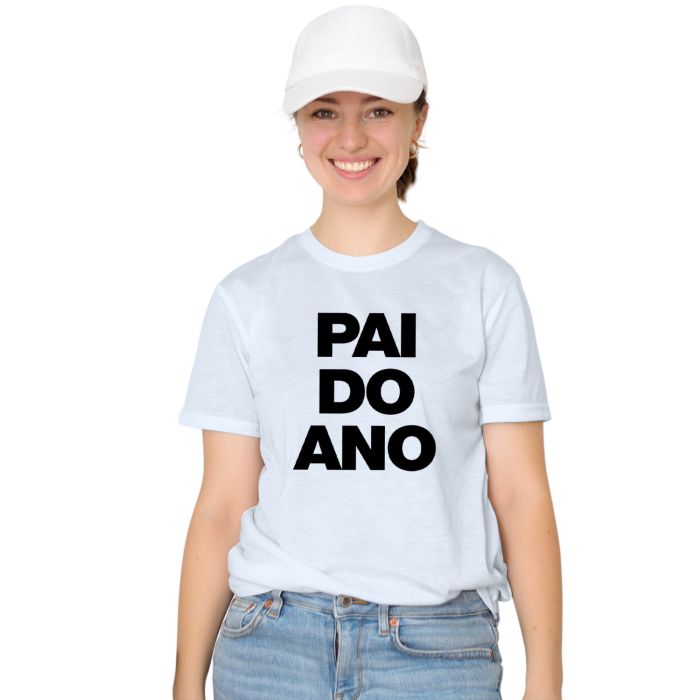 Camiseta Pai do Ano Dia dos pais Estampa Personalizada