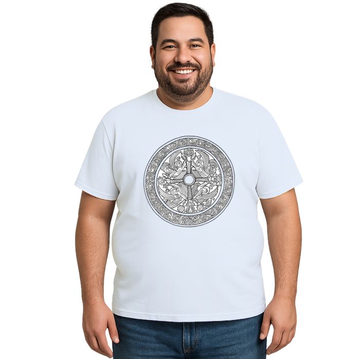 Camiseta Mandala Espiritual Zen Yoga Personalizada