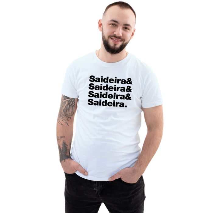 Camiseta Saideira Frase Bebedeira Personalizada Algodão