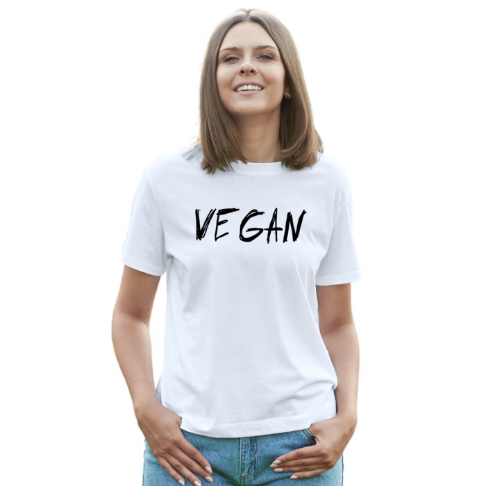Camiseta Vegan Vegano Estilo de Vida Personalizada Algodão