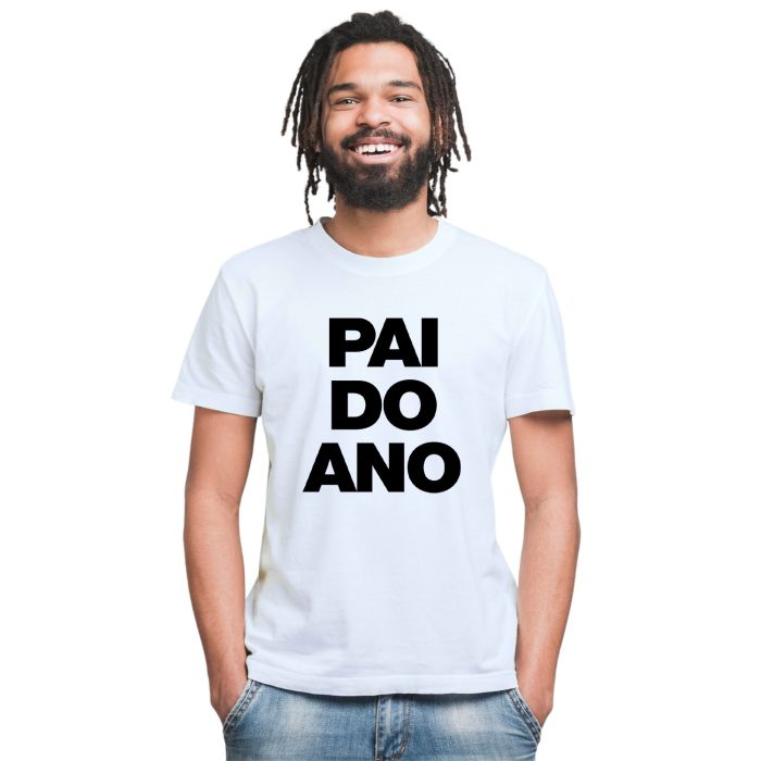 Camiseta Pai do Ano Dia dos pais Estampa Personalizada