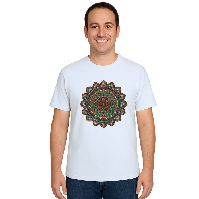 Camiseta Mandala Meditação Zen Espiritual Personalizada