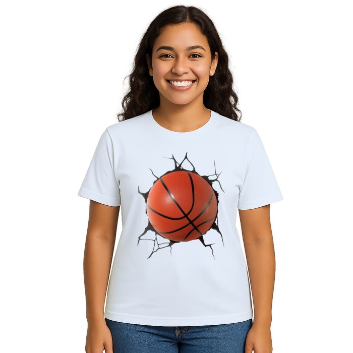 Camiseta Basquete Bola Basketball Estampa Personalizada