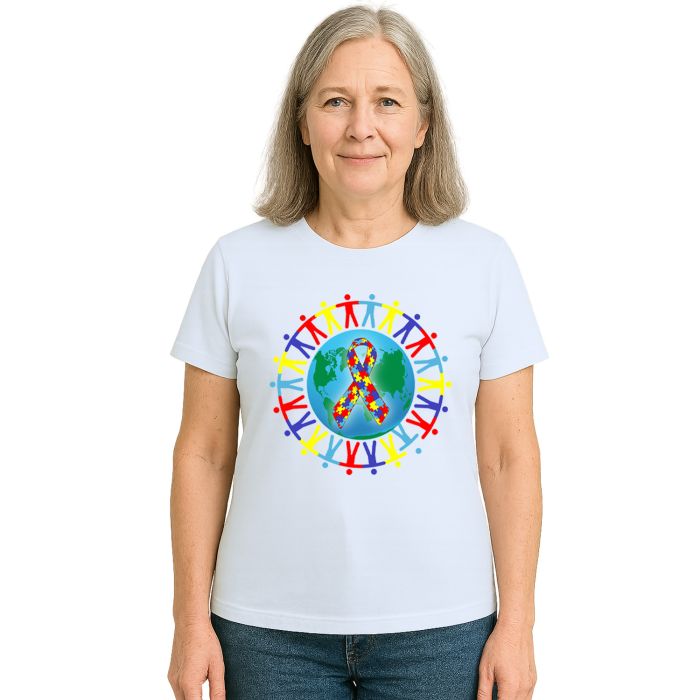 Camiseta Mundo Autista Autismo Estampa Personalizada