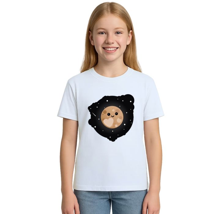 Camiseta Planeta Coração Natureza Estampa Personalizada