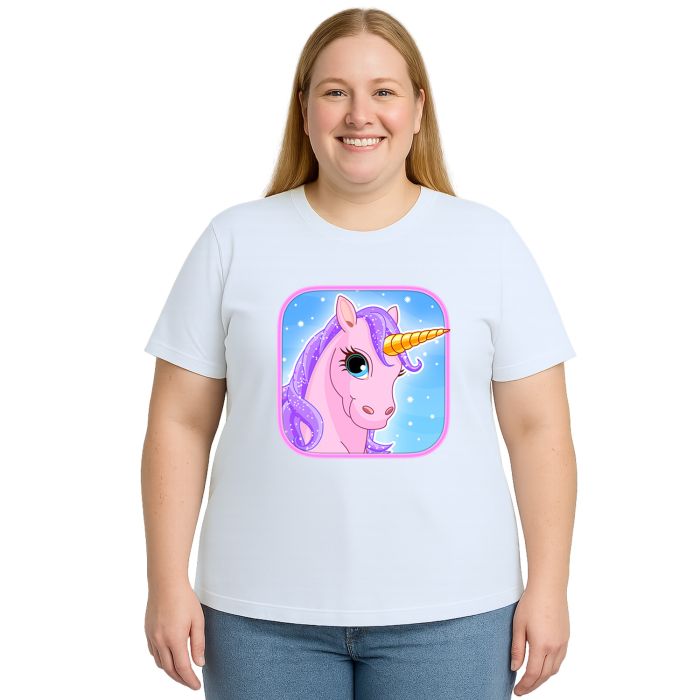 Camiseta Unicórnio Pose Licórnio Estampa Personalizada
