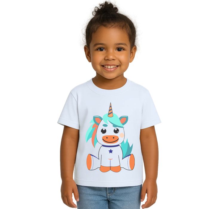 Camiseta Unicórnio Baby Licorne Estampa Personalizada