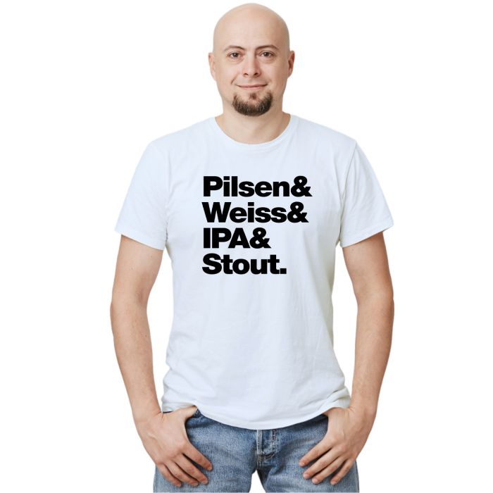 Camiseta Pilsen Weiss Ipa Stout Bebedeira Personalizada