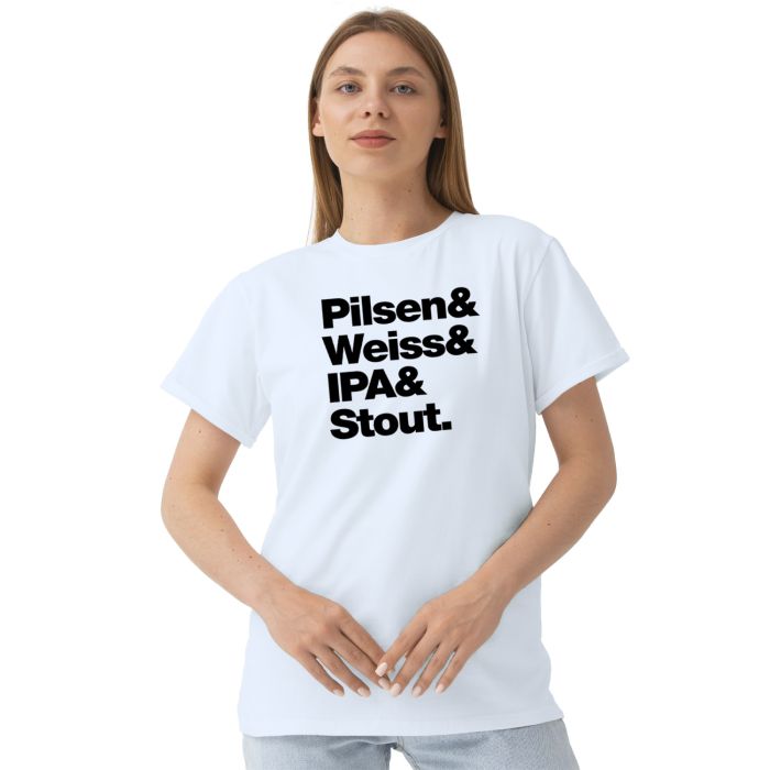 Camiseta Pilsen Weiss Ipa Stout Bebedeira Personalizada