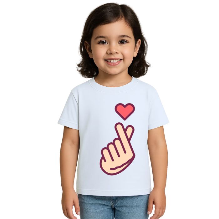 Camiseta Coração KPOP Fandom Coreia Personalizada