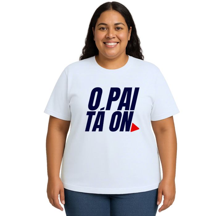 Camiseta Pai Ta On Dia dos Pais Estampa Personalizada