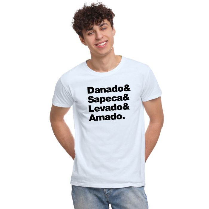 Camiseta Danado Sapeca Levado Amado Personalizada
