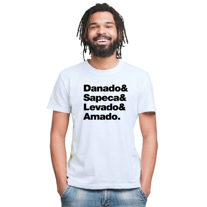 Camiseta Danado Sapeca Levado Amado Personalizada