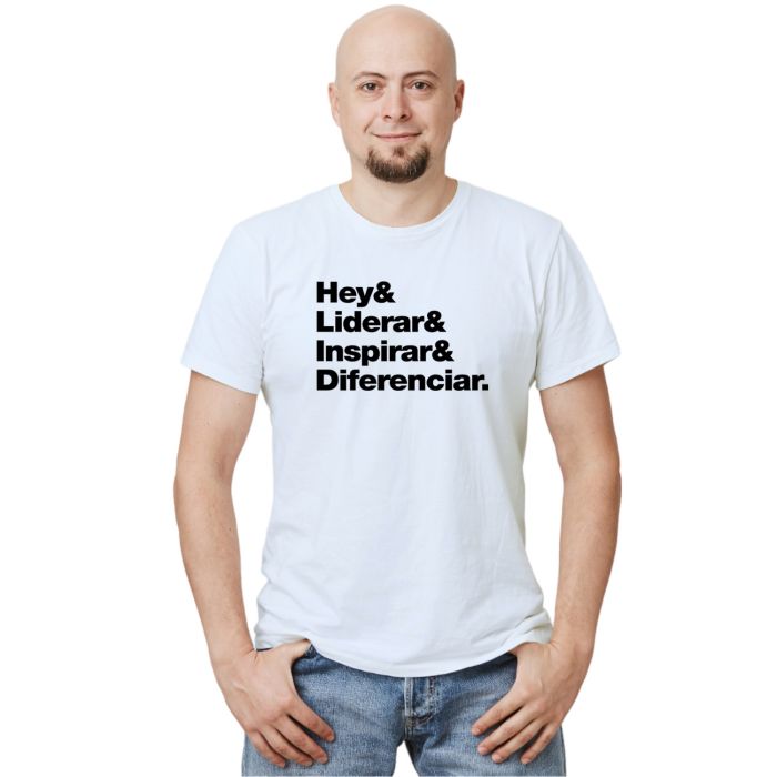Camiseta Liderar Inspirar Diferenciar Personalizada