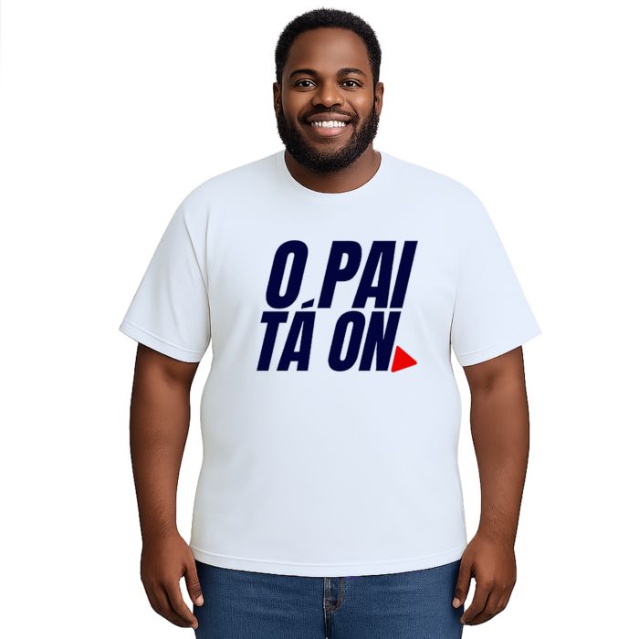 Camiseta Pai Ta On Dia dos Pais Estampa Personalizada