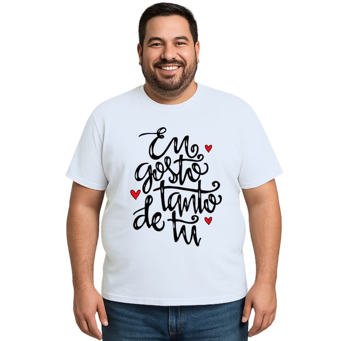 Camiseta Eu Gosto Tanto De Tu Estampa Personalizada