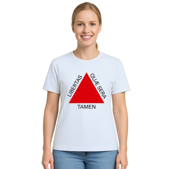 Camiseta Libertas Quae Sera Tamen Estampa Personalizada