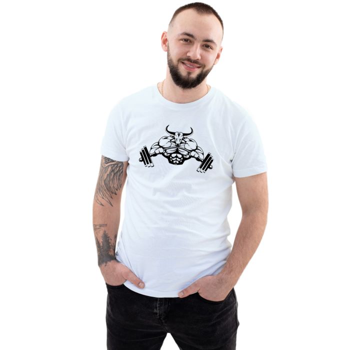 Camiseta Academia Malhar Touro Estampa Personalizada