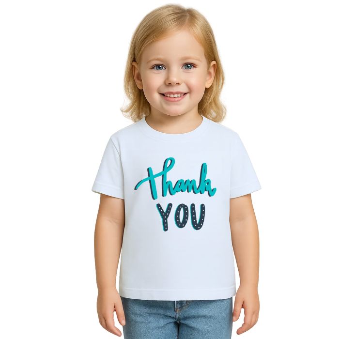 Camiseta Thank You Tks Obrigado Estampa Personalizada