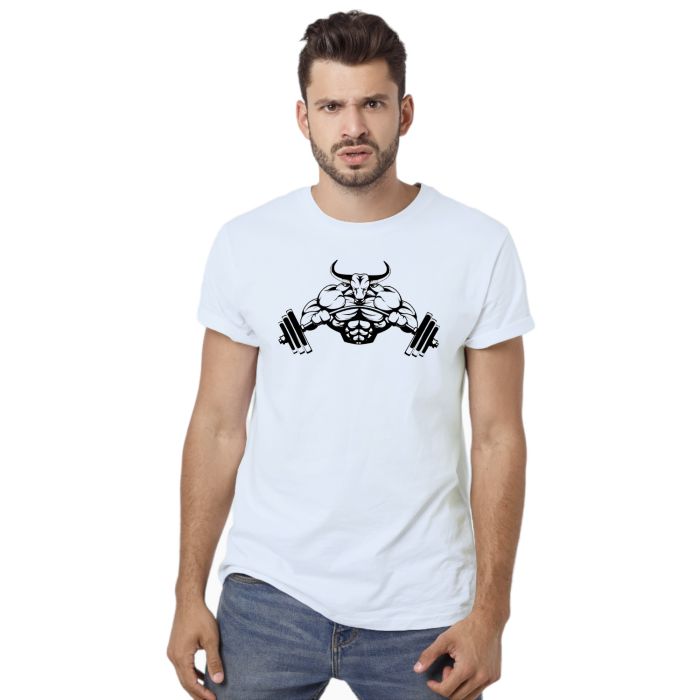 Camiseta Academia Malhar Touro Estampa Personalizada