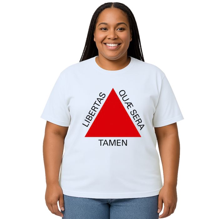 Camiseta Libertas Quae Sera Tamen Estampa Personalizada